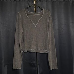 American Eagle Long Sleeve Navy top